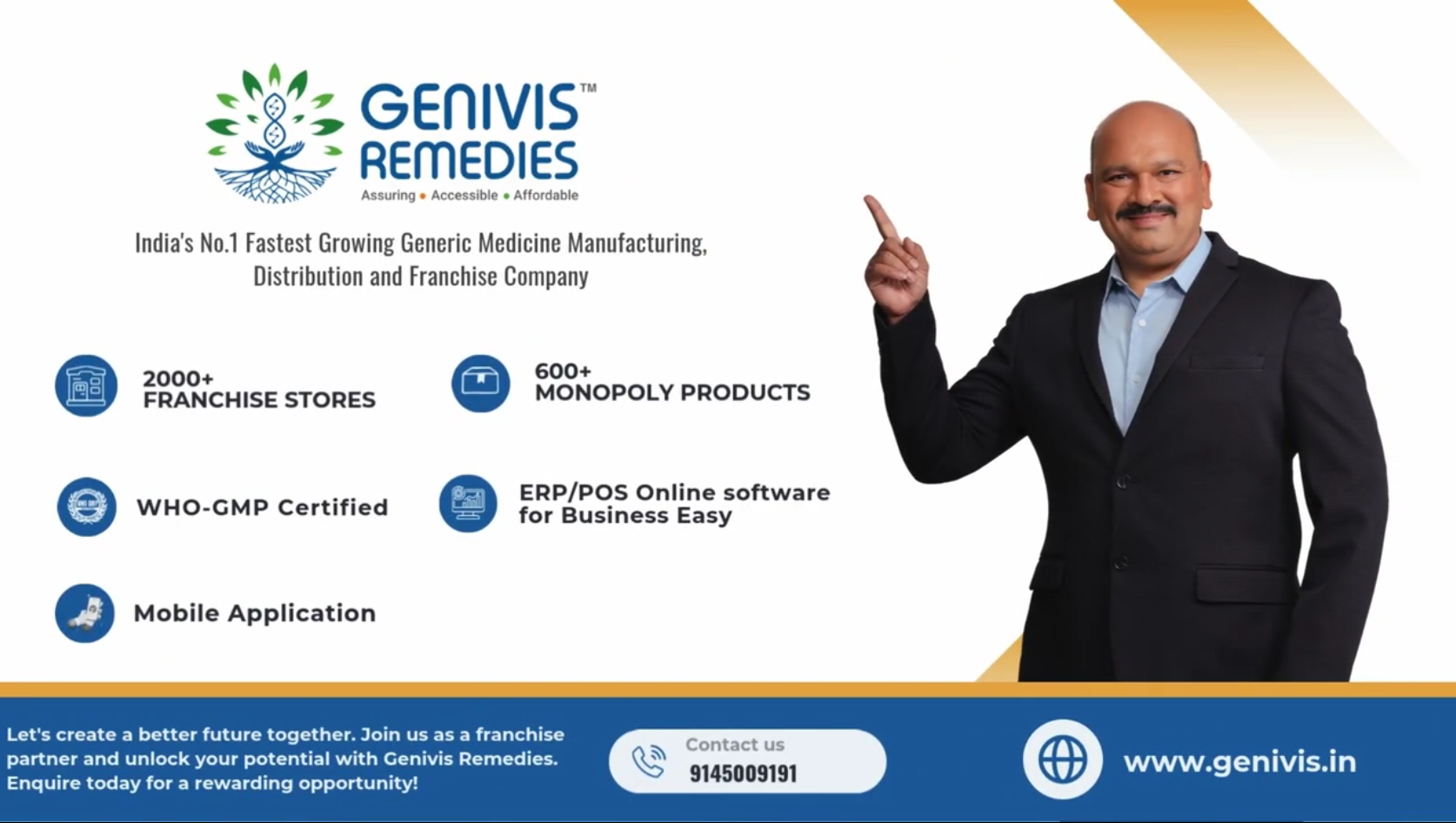  Low Investment, High Profit Business | Join Genivis Remedies Franchise Today!